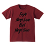 Enjoy Negi Live, Feel Negi Time. T-shirts ワイン